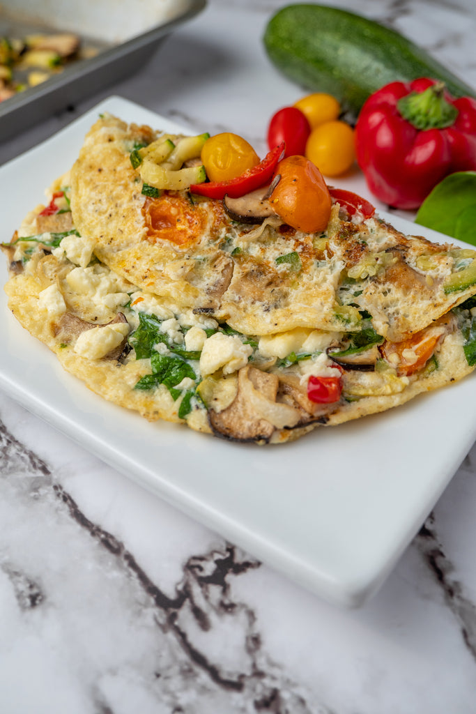 Fire-Roasted Veggie Omelette