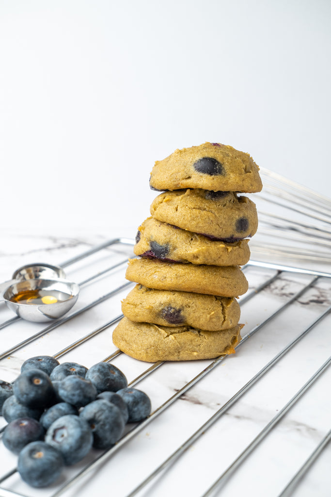 Blueberry Protein Cookies